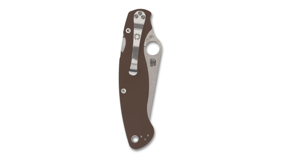 Spyderco Military 2 Folding Knife, 4.02 in, CPM 15V, Brown, G10, C36GPBN15V2