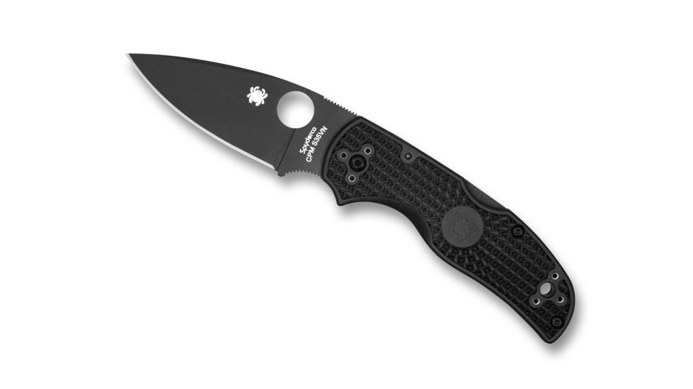 Spyderco Native 5 Ambidextrous Folding Knife Lightweight, Black, C41PBBK5
