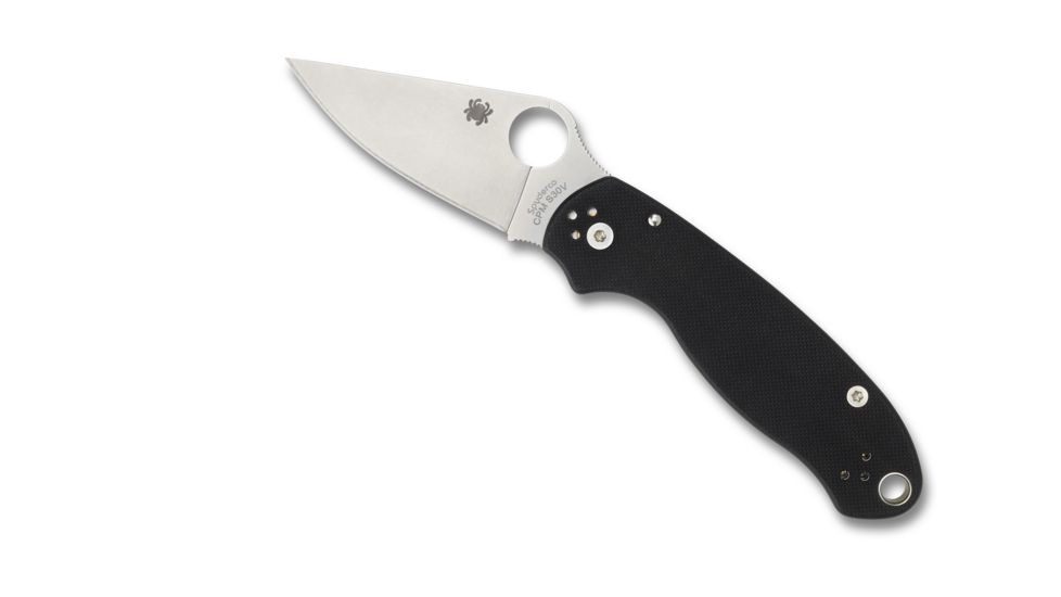 Spyderco Para 3 Folding Knife, Black, C223GP