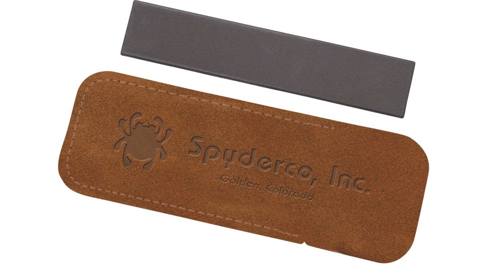 Spyderco Pocket Stone - Medium 1in. X 5in. w/Pouch Knife Sharpening System 303M