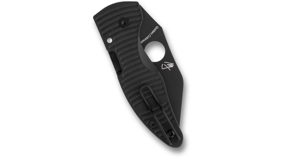 Spyderco MicroJimbo Salt Folding Knife, 2.45in, CPM MagnaCut Stainless Steel, Wharncliffe, G10, Black Handle, C264GMCBKP
