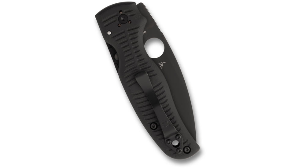 Spyderco Shaman Salt Assisted Opening Folding Knife, 3.58in, CPM MagnaCut, Drop Point, G10 Black Handle, Black, C229GMCBKP