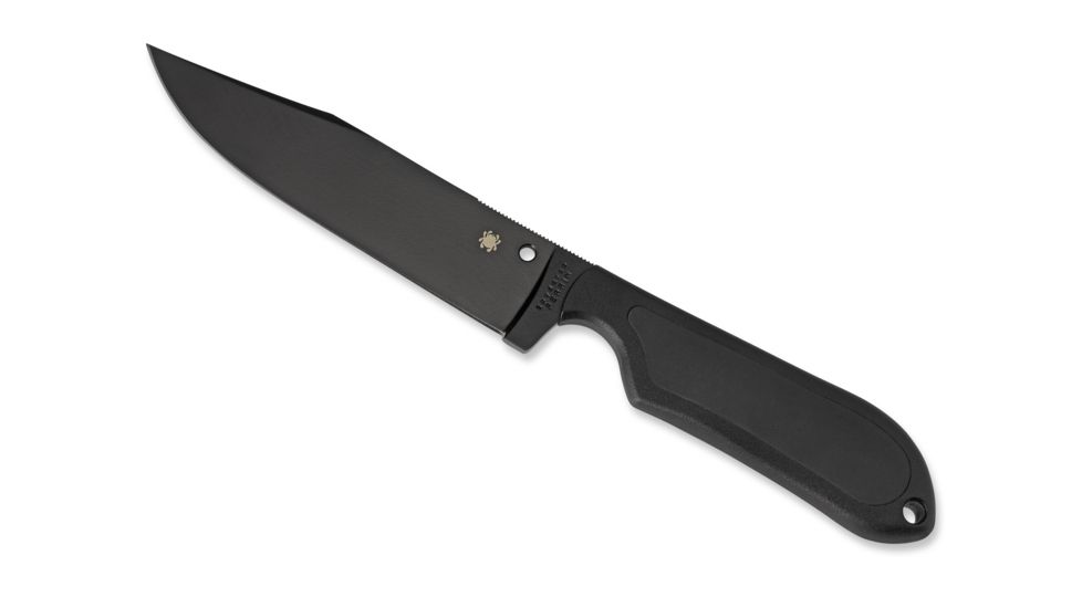Spyderco Street Bowie, Black FRN Handle, Black Blade, Plain FB04PBB
