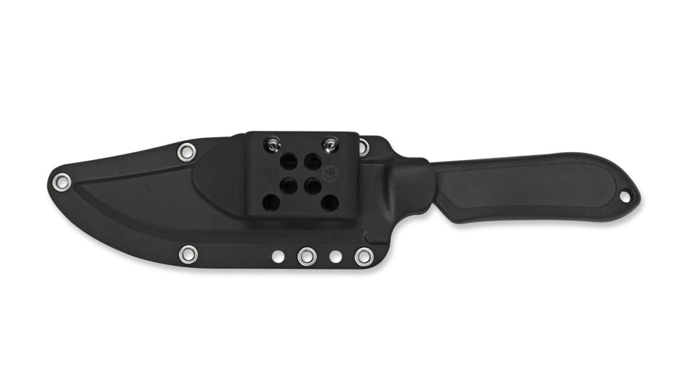 Spyderco Street Bowie, Black FRN Handle, Black Blade, Plain FB04PBB