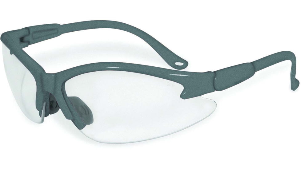 SSP Eyewear Columbia Color Frame Safety Glasses, Gray Frame, Crystal Clear Anti-Fog Lens, COLUMBIA GRY CL A/F