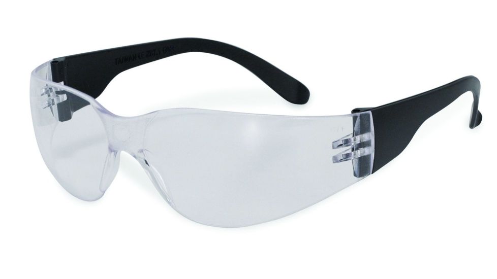 SSP Eyewear PRO JR Shooting Glasses, Black Frame, Clear Lens 011711954520