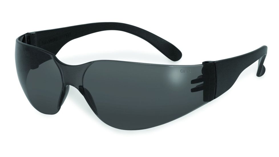 SSP Eyewear PRO JR Shooting Glasses, Black Frame, Smoked Lens 011711954537
