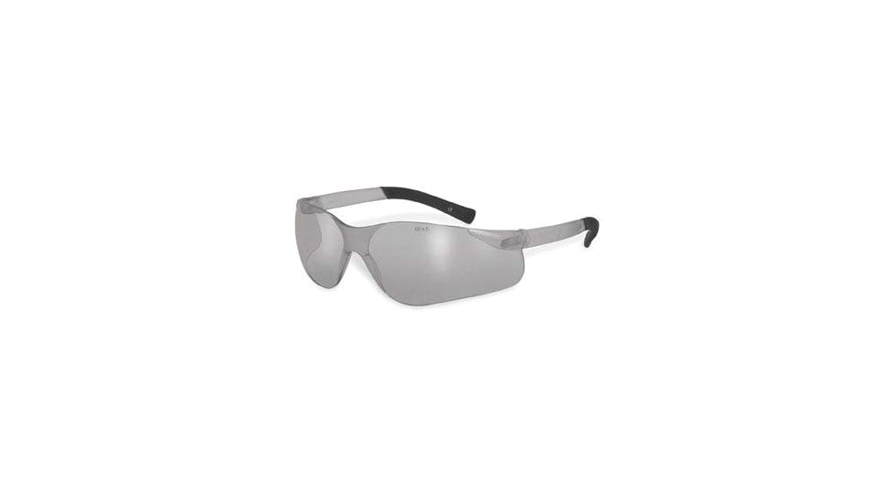 SSP Eyewear Turbo Safety Glasses, Black Frame, Clear/Mirrored Lens, TURBO I/O