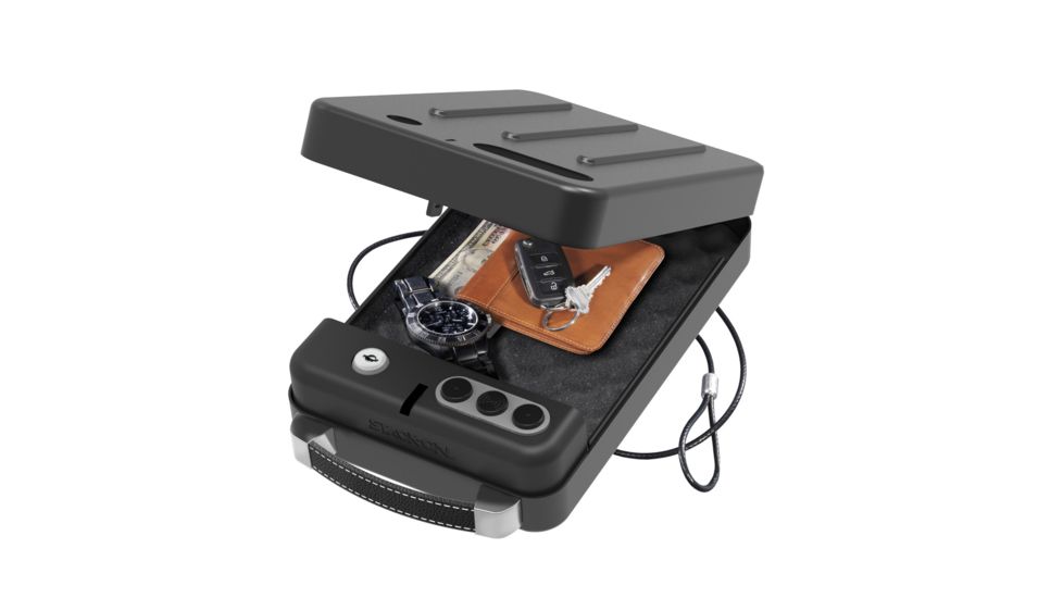 Stack-On Portable Case with Radio Frequency Access, MATTE BLACK PC-1702-RFID