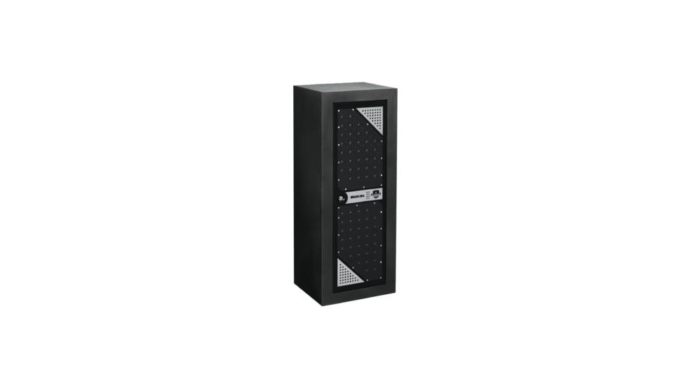 Stack-On Tactical Gun Cabinet: 2 Tactical Weapons and 14 Long Guns, Black/Silver hammertoneTC-16-GB-K-DS