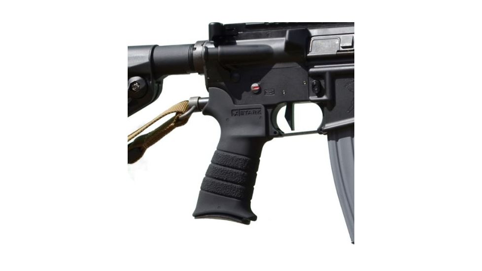 Stark Equipment AR Rifle Grip, with Hook Mount, Black ANG-HM-BL