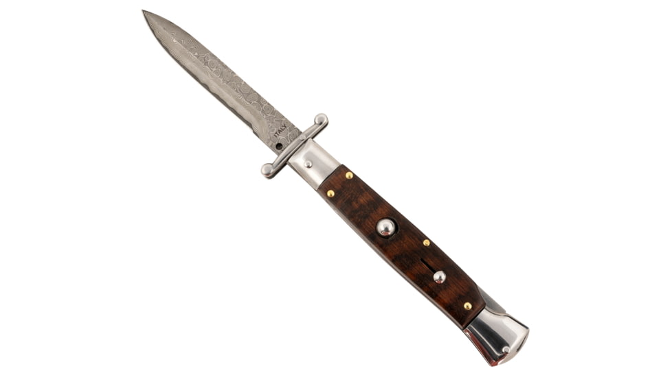 Steel River Knives SGSWRDAM Spartan 3.9 Italian Bayonet Damascus 5.1 Snakewoo