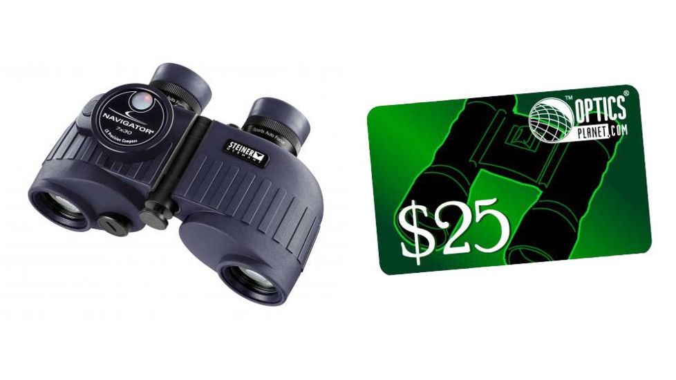 Steiner 7x30 Navigator Marine Binocular and FREE 25 OpticsPlanet Gift Certificate