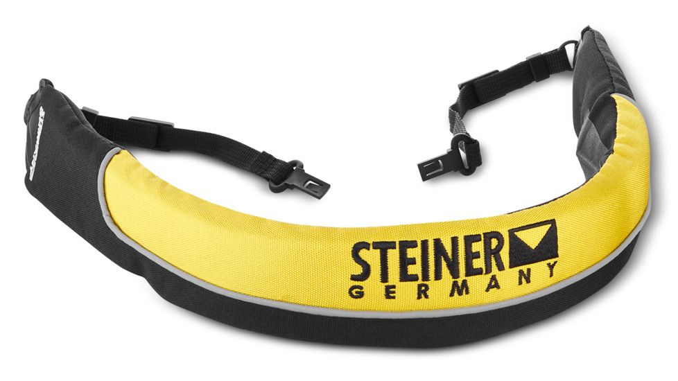 Steiner ClicLoc Binocular Float Strap 7x30 New Navigator Pro, Yellow, 76804