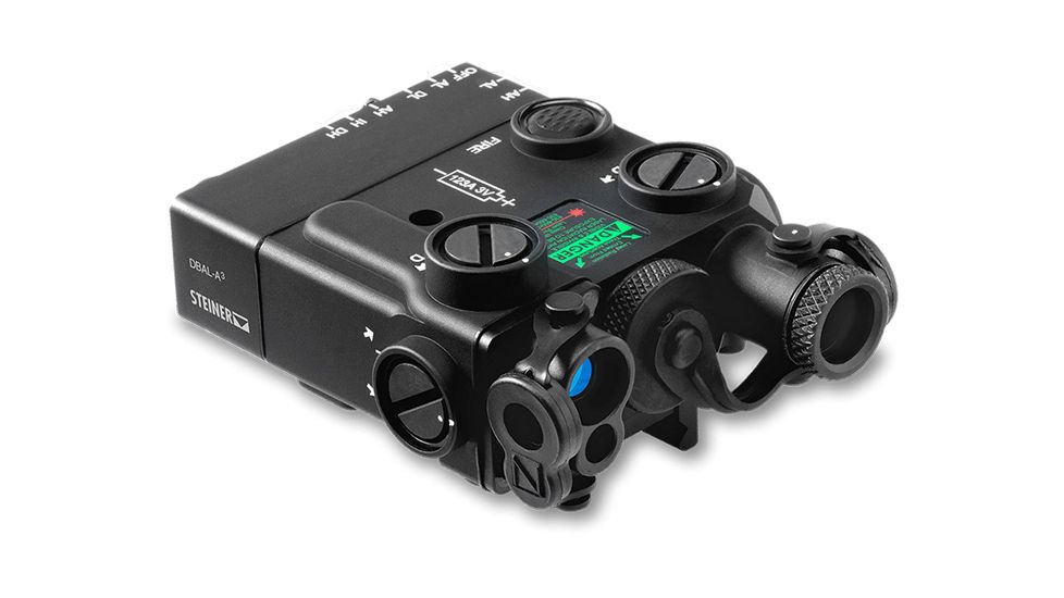 Steiner DBAL-A3 Green Laser Devices w/ IR Pointer and IR Illuminator, Black, 9008