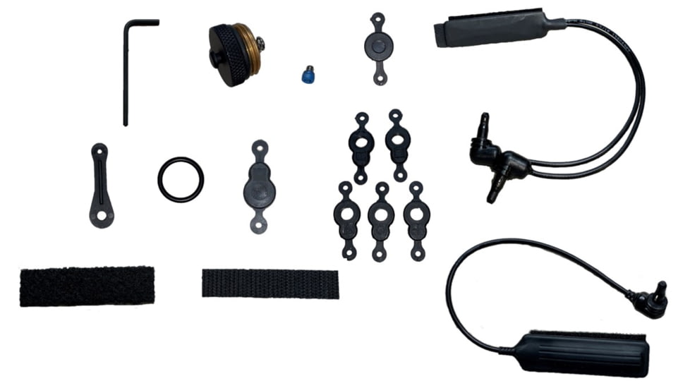 Steiner Laser Sights DBAL-A3 Repair Parts Kit - Safety Screw, Remote Cable Switch, Battery Cap, Battery Cap Strap, O-Ring, Exit Port Covers, Pattern Generators, Black, 9190