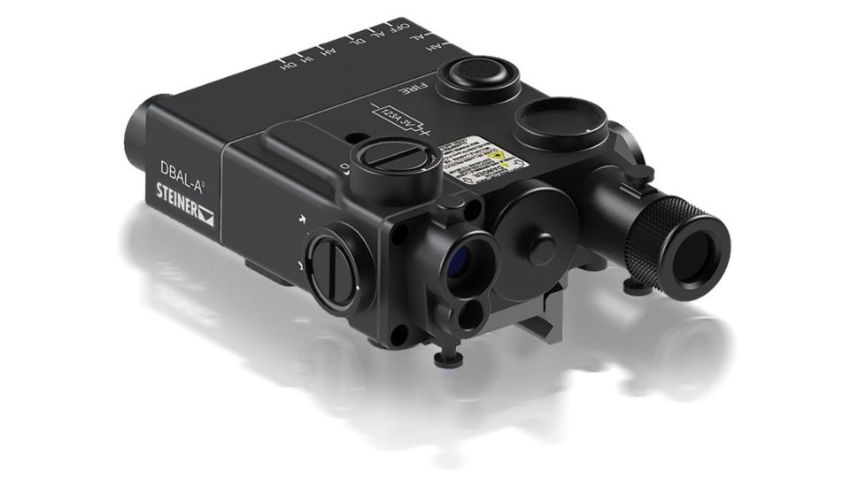 Steiner DBAL-A3 Red Visable w/IR Pointer and IR Illuminator, Black, 10011