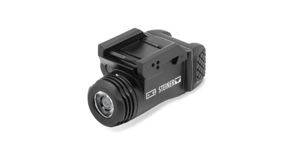 Steiner TOR Torch White LED Pistol Light, CR123, White, 350-470 Lumens, Black, 7002