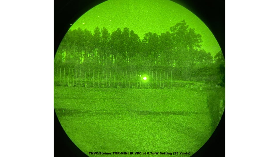 Steiner TOR MINI-IR Variable Power CLASS 1 Eye Safe Infrared Aiming Laser Pointer, 0.1-0.7mW, Black, 7009