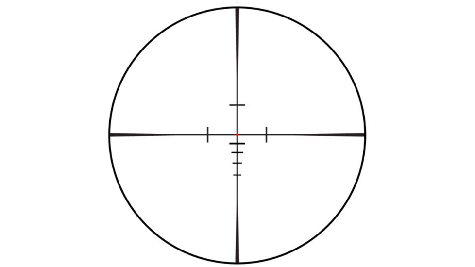 Steiner P4Xi Rifle Scope, 1-4x24mm, 30mm Tube, Second Focal Plane, P3TR Reticle, Matte, Black, 5202