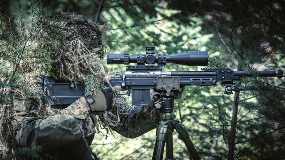 Steiner M5Xi Military Scopes Rifle Scope, 5-25x56mm, 34mm Tube, First Focal Plane, MSR2 Reticle, Matte, Black, 8704-MSR V2