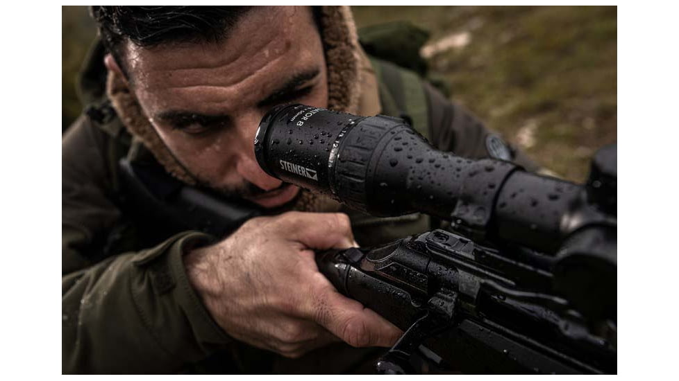 Steiner Predator 8 Series Rifle Scope, 3-24x50mm, 30 mm Tube, SFP, Ballistic E3 Reticle, Black, 3003