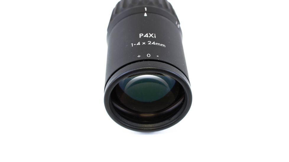 Steiner P4Xi Rifle Scope, 1-4x24mm, 30mm Tube, Second Focal Plane, P3TR Reticle, Matte, Black, 5202