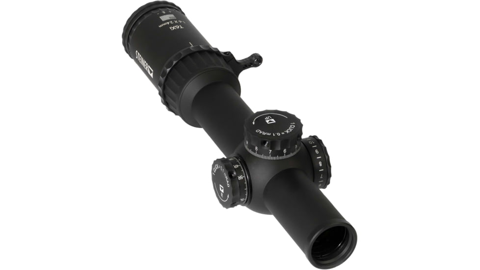 Steiner T6Xi 1-6x24mm Tactical Riflescope, 30mm, FFP, Illuminated KC-1 Reticle, Black, 5103