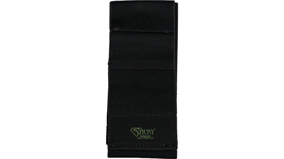 Sticky Holsters Belly Band Holster, Plush Elastic, Black, 2XL 43-65, SSB XXL 43-65