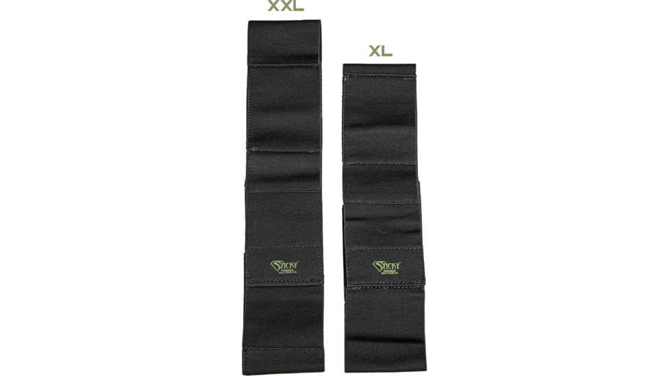 Sticky Holsters Belly Band Holster, Plush Elastic, Black, 2XL 43-65, SSB XXL 43-65