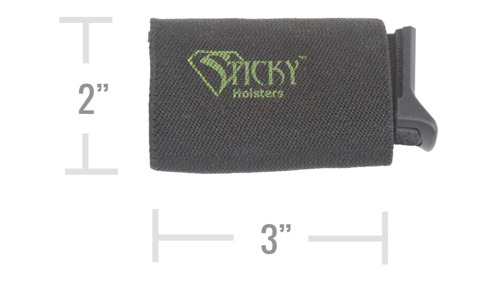 Sticky Holsters Belt Slider, 1 Pack, Black, Belt Slider
