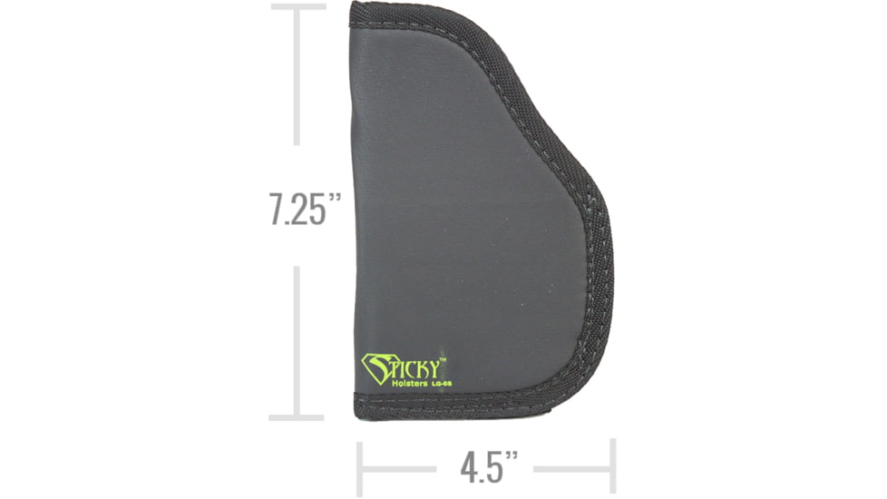 Sticky Holsters LG-6S Holster Modified for Laser, 4.25 inch Barrel w/Laser Or Light- S&amp;W M&amp;P, HK Vp9, P30, FNS/X, Rug Amer./Sr, Ambidextrous, Black, Large, LG6SMODLS