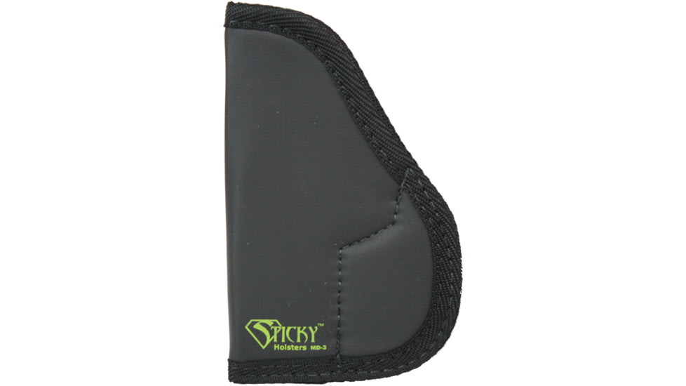 Sticky Holsters MD-3 Holster, Bersa Thunder 380, Walter PPK/S, Makarov, Ambidextrous, Black, Medium, MD-3