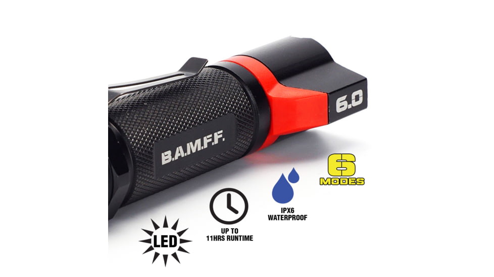 STKR Concepts Bamff 6.0 600 Lumens Dual Cree Led Flshlght W/flood