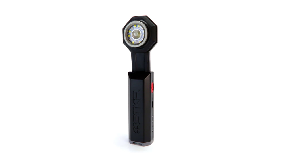 STKR Concepts FLEXIT 6.5 1x 18650 Lithium Rechargeable 1x CREE LED Pocket Light, 650 Lumens, Black/Grey, 00385