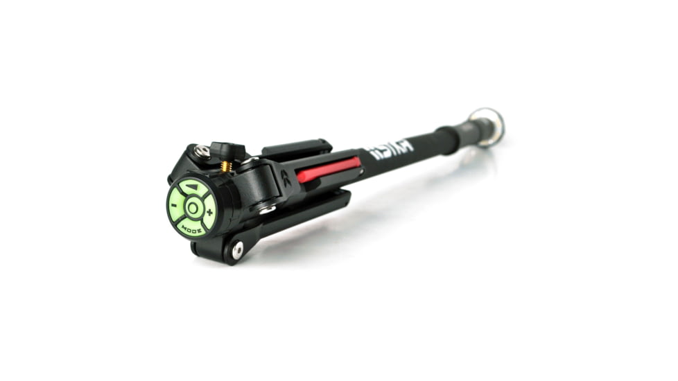 STKR Concepts Fli PRO Telescoping Canopy Light, 8 Foot Extention, Removable Flashlight, Black, 12679