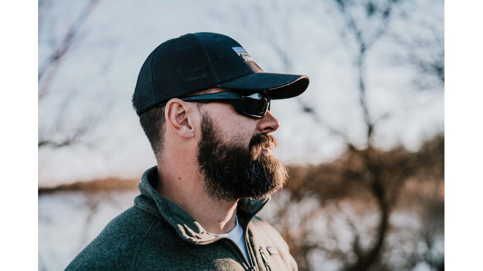 STNGR Alpine Ballistic Sunglasses, Matte Black/Smoke, Medium/Large, AB-RHXL-VD4N