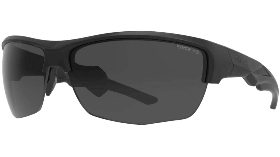 STNGR Hi-Speed Ballistic Sunglasses, Matte Black/Smoke, Medium/Large, XF-VEYJ-IIDL