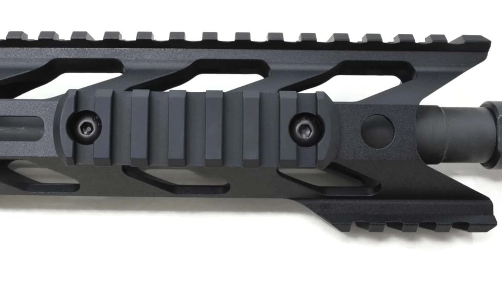STNGR M-Lok 7 Slot Picatinny Rail Section, Black, S6-KLY1-FKMR