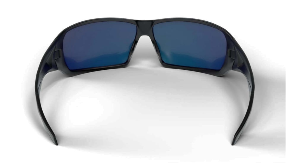 STNGR Ridge Ballistic Sunglasses, Matte Black/Blue Mirror, Large, LC-43O4-RW0G
