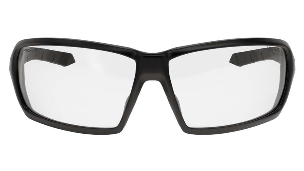 STNGR Ridge Ballistic Sunglasses, Matte Black/Clear, Large, PV-HD7U-M9WB