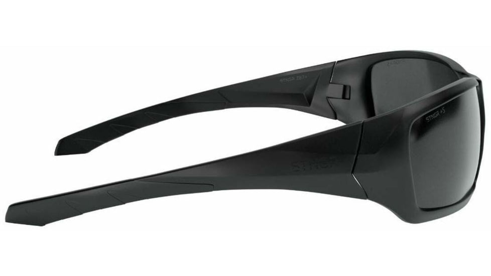 STNGR Ridge Ballistic Sunglasses, Matte Black/Smoke, Large/Extra Large, LC-43O4-RW0G