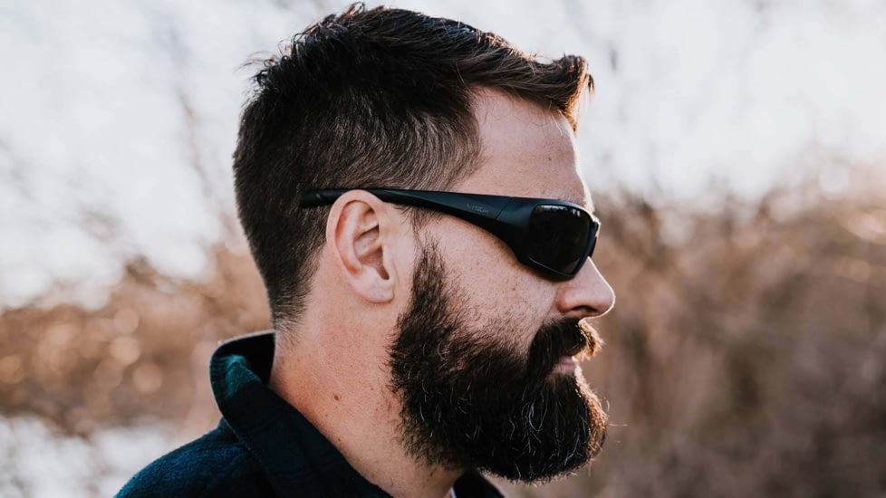 STNGR Ridge Ballistic Sunglasses, Matte Black/Smoke, Large/Extra Large, LC-43O4-RW0G