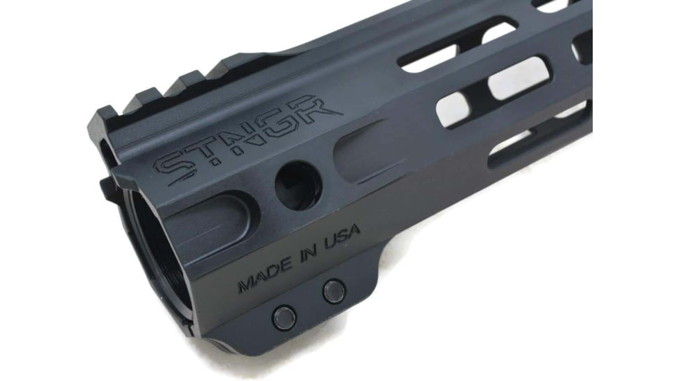 STNGR VLCN M-Lok Free Float Handguard for AR15/M4, Anodized Black, 10 in, 10VLCN
