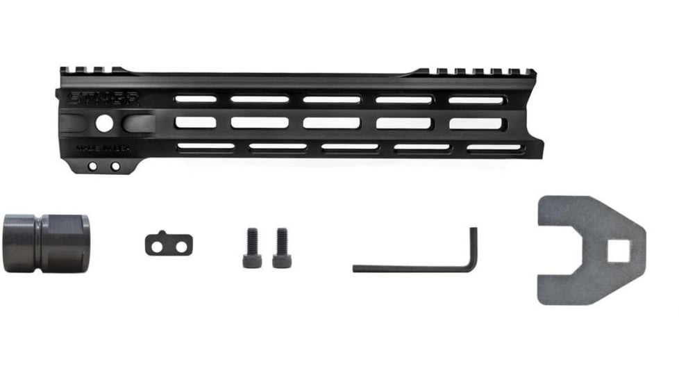 STNGR VLCN M-Lok Free Float Handguard for AR15/M4, Anodized Black, 10 in, 10VLCN