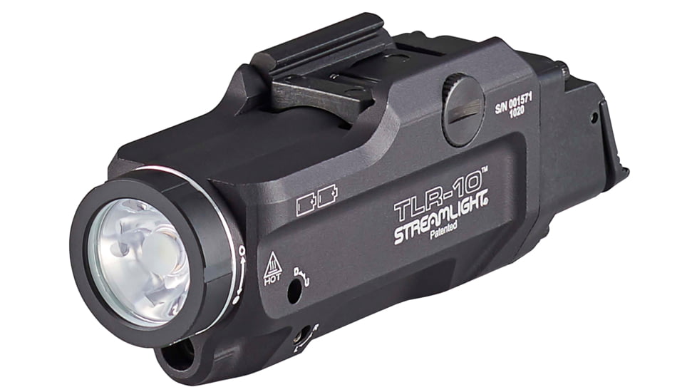 Streamlight 69470 TLR-10 Tactical Weapon Light Handgun 1000 Lumens Black Aluminu