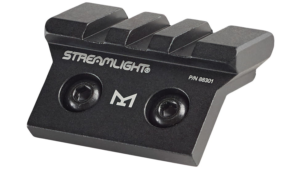 Streamlight MLOK Mount, Fits Streamlight TLR 1/2, TLR9/10, TLR RM 1/2, Matte Finish, Black, 88301