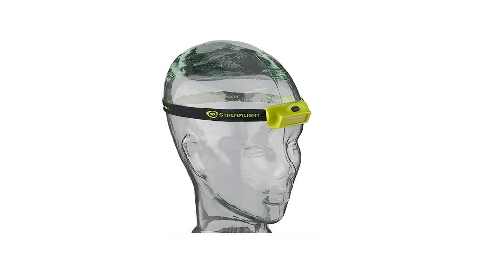 Streamlight Bandit Pro - Elastic Headstrap, Rubber Hard Hat Strap, 3M Dual Lock And Usb Cord - White Led, Yellow, 61716