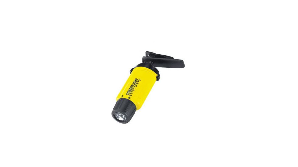 Streamlight Clipmate White LED Flashlight, headband, battery - Yellow, EDEMO1