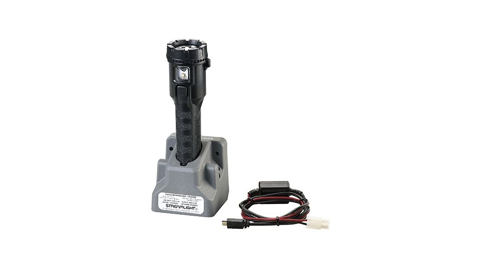 Streamlight Dualie Rechargeable Flashlight 120V/100V AC, Box, Black 68733